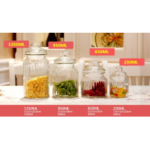 Haonai glassware jars,glass food storage jar